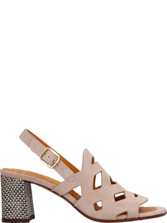 Chie Mihara Lorida Sandals In Beige Suede