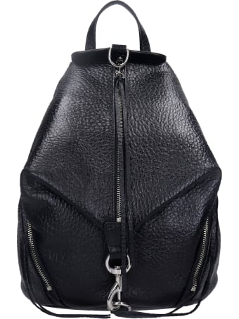 Rebecca Minkoff Julian Backpack In Black Leather