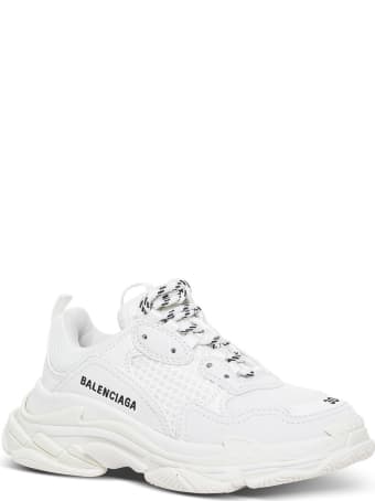 Balenciaga Triple S White Sneakerswith Logo