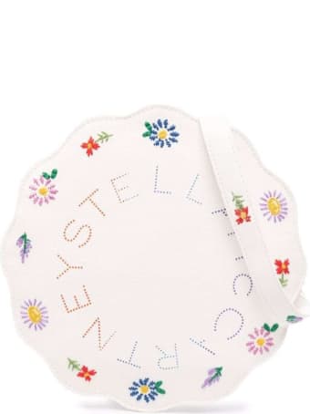 Stella McCartney Kids Cotton Crossbody Bag With Floral Logo