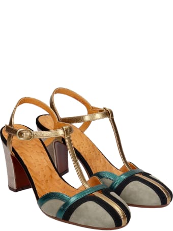 Chie Mihara Inma Sandals In Bronze Leather