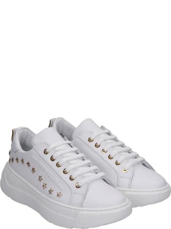 Marc Ellis Sneakers In White Leather