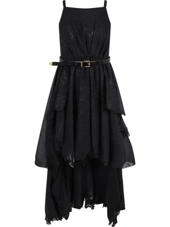 Le Gemelline by Feleppa Black Dress For Girl