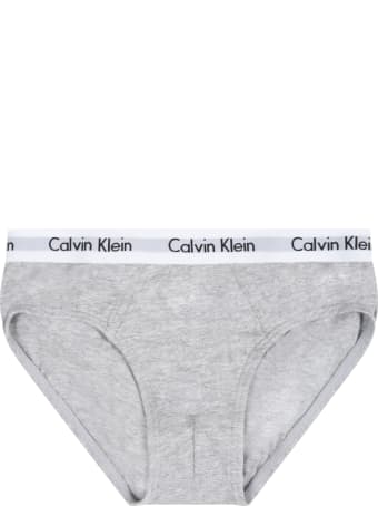 Calvin Klein Grey Set For Boy With Logos