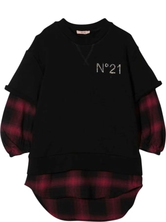 N.21 Nº21 Kids Girl Checked Dress