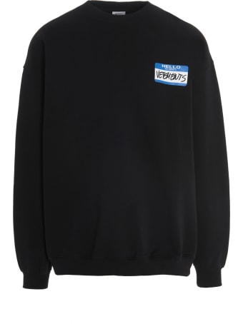 VETEMENTS 'my Name Is Vetements' Sweatshirt