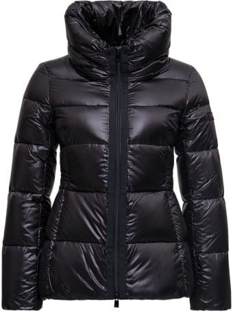 TATRAS Elan Black Nylon Down Jacket With High Collar