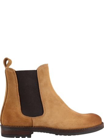 Gallucci Beige Boots For Kids