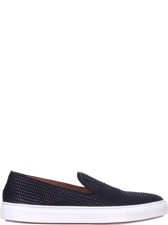 Fratelli Rossetti One Slupper In Blue Nabuk