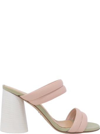 Halmanera Light Pink Leather Sandals