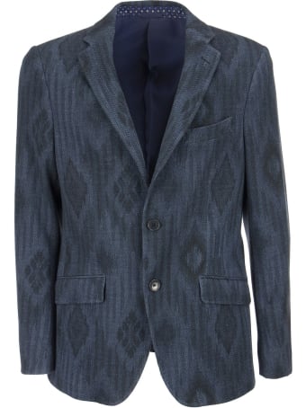 Etro Geometric Pattern Jersey Jacket