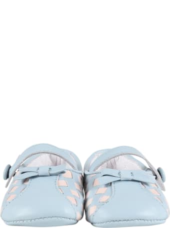 Gallucci Multicolor Ballerina Flats For Babygirl