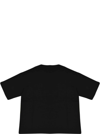 Fendi Black T-shirt With Logo Trama