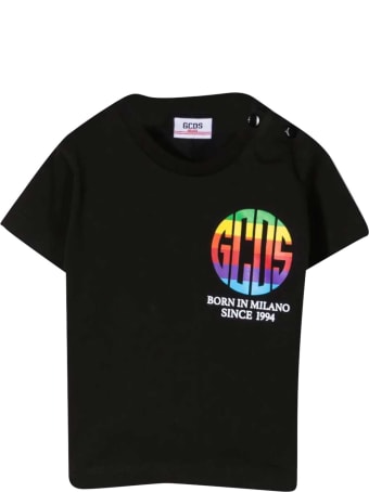 GCDS Mini Black T-shirt