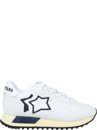 Atlantic Stars Draco Sneakers In Nylon And Suede Color White
