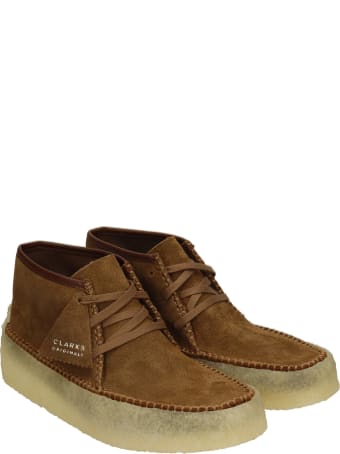 Clarks Caravan Lace Up Shoes In Leather Color Suede
