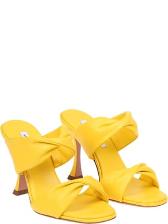Aquazzura Twist 95 Sandal In Soft Leather