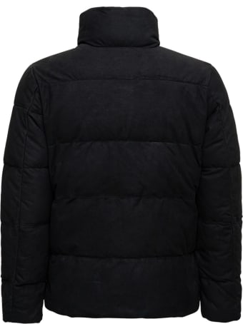 Giorgio Brato Nabuc Black Suede Down Jacket