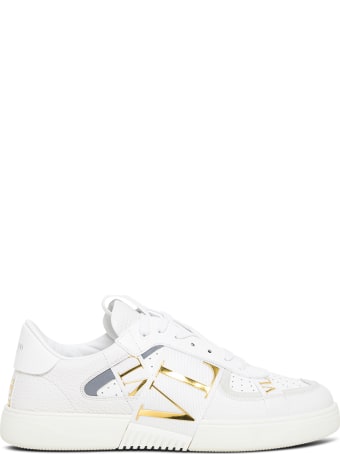 Valentino Garavani Vltn White Leather Sneakers