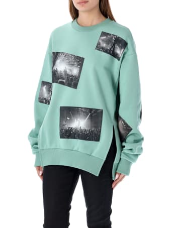 Honey Fucking Dijon Photo Patch Slit Sweatshirt