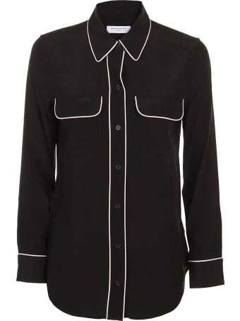 Equipment Slim Signature Shirt W Piping