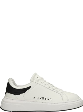 John Richmond Sneakers In White Leather