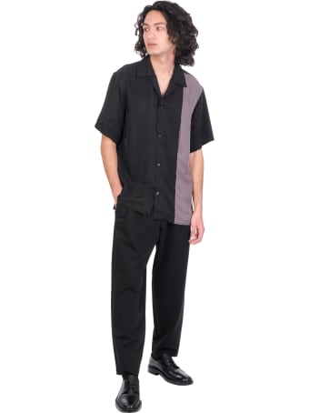 Attachment Shirt In Black Polyester
