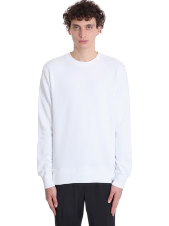 Golden Goose Archibald Sweatshirt In White Cotton