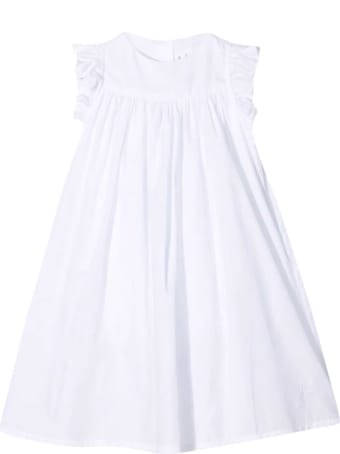Sonia Rykiel White Flared Dress Enfant