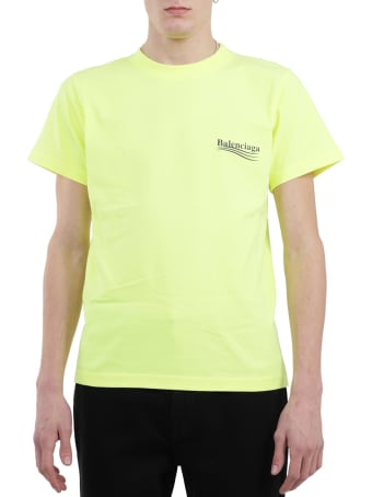 Balenciaga Yellow Political Campaign T-shirt