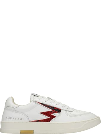 M.O.A. master of arts Sneakers In White Leather