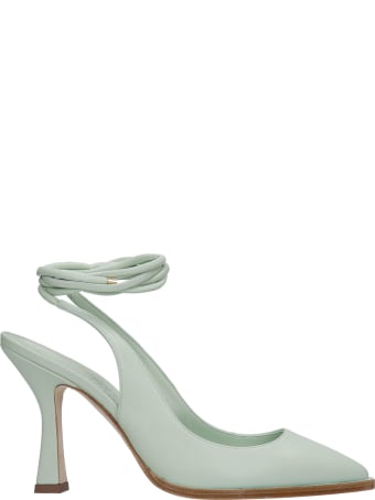 3JUIN Camelia 095 Pumps In Green Leather