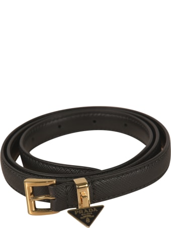 Prada Logo Plaque Belt