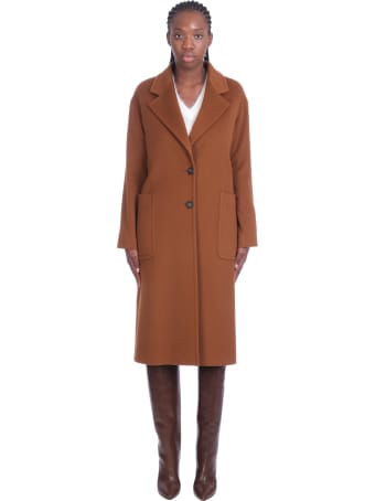 Tagliatore 0205 Christie Coat In Brown Wool