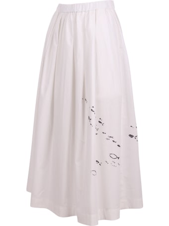 Yoshi Kondo 'flow' Cotton Skirt