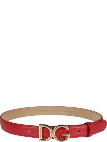 Dolce & Gabbana Logo Buckle Belt