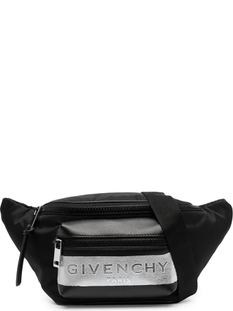 Givenchy Black Brushed Logo Belt Bag