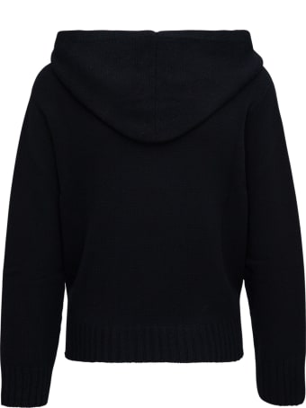 Fabiana Filippi Black Wool Hoodie