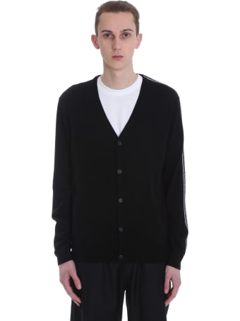 Givenchy Cardigan In Black Wool