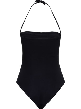 Le Petit Réve Black Strapless One-piece Swimsuit