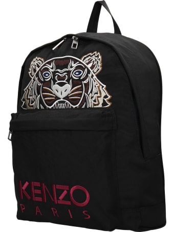 Kenzo Backpack In Black Polyester