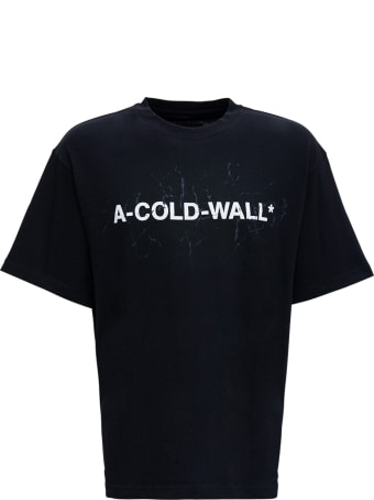 A-COLD-WALL Black Jersey T-shirt With Logo