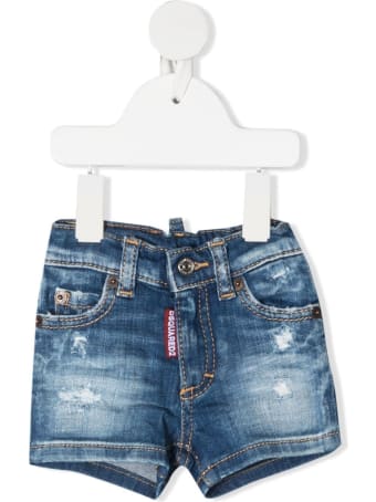 Dsquared2 Newborn Dsq2 Superdenim D2kids Shorts