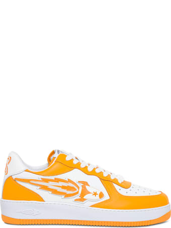 Enterprise Japan Rocket Low Leather Sneakers With Logo
