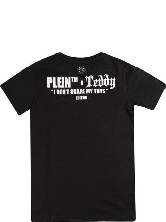Philipp Plein Junior Ss Teddy Bear Round Neck T-shirt