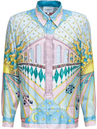 Casablanca Printed Silk Twill Shirt