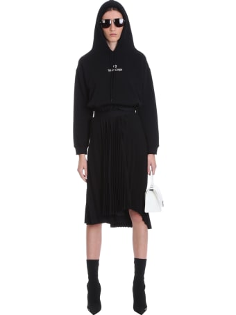 Balenciaga Sweatshirt In Black Cotton