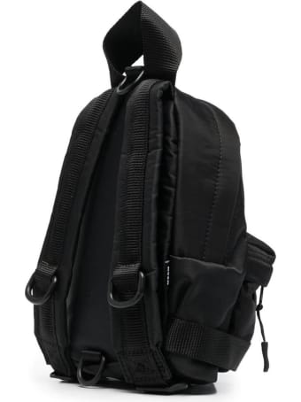 MSGM Black Nylon Backpack