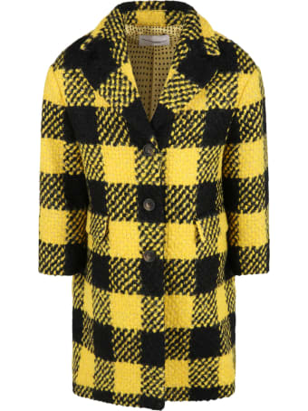Ermanno Scervino Junior Multicolor Coat For Girl