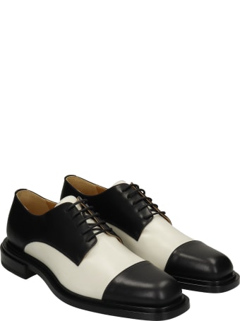 Cesare Paciotti Lace Up Shoes In Black Leather